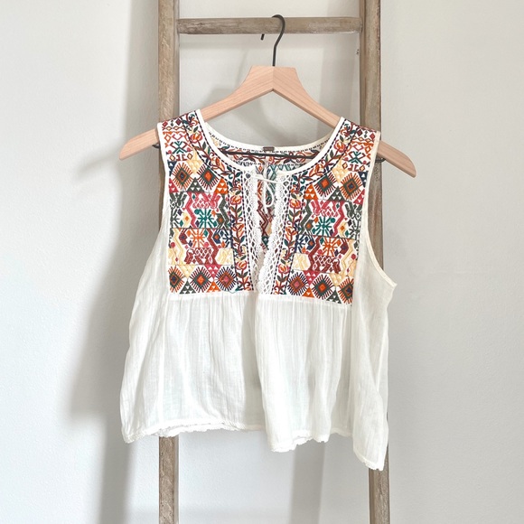 Free People Embroidered Top - Picture 1 of 3